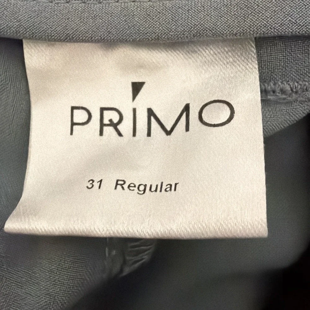 Primo Pants Mens 31 Short Gray Golf Joggers Performance Stretch Ankle Zip 31x29
